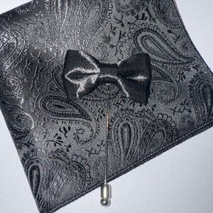 NEW! Pocket square & Coordinating Lapel Pin